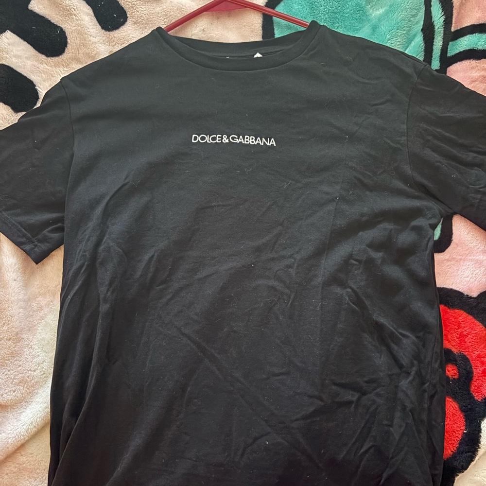 Dolce & Gabbana Black Short Sleeve Tee